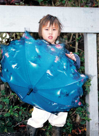 Island Girl, Umbrella Down/Hanalei, Kauai/Up to 11x14 image size