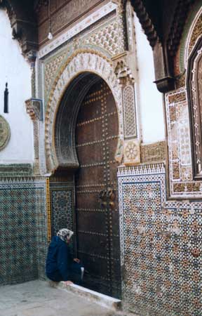 Woman at DoorFez, Morocco/Up to 11x14 image size