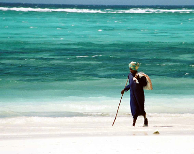 Woman with Cane/Matemwe, Zanzibar/All image sizes